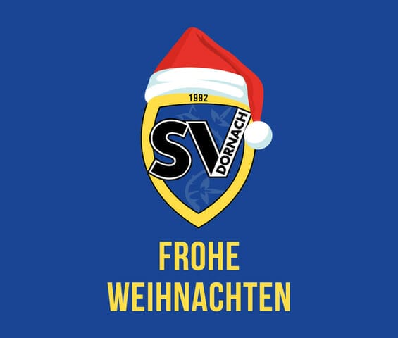 Frohe Weihnachten wünscht der SV Dornach